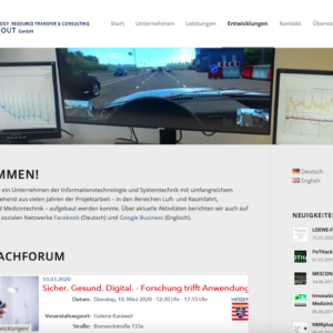 Wordpress Webdesign aus Kassel für die Trout GmbH